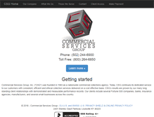 Tablet Screenshot of collectcsg.com